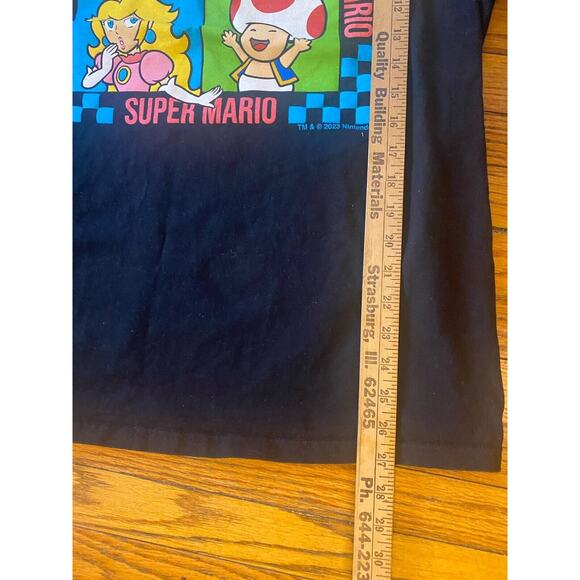 Super Mario Heavy T Shirt Black Mens XL - Picture 8 of 8
